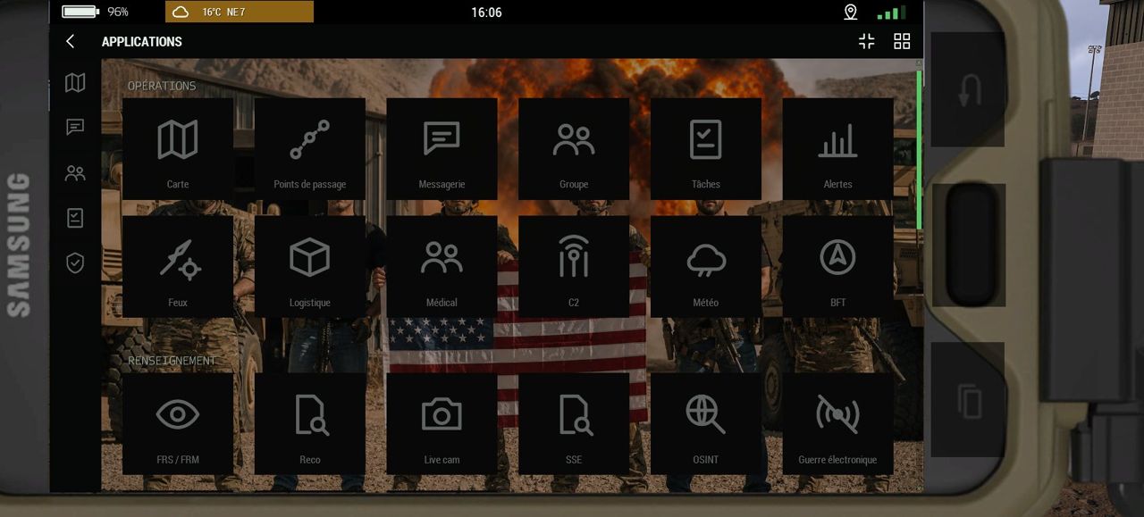 Lanceur d’apps en plein écran